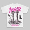 Pink Sneakers Oversize Print 'Loyalty' DopeSkill Graphic T-shirt Streetwear - White