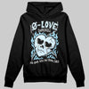 Vans Knu Stack Vintage Satin Dream Blue DopeSkill Hoodie Sweatshirt Crying Heart Graphic Streetwear - Black