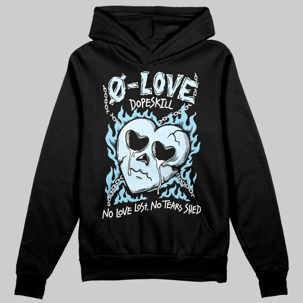 Vans Knu Stack Vintage Satin Dream Blue DopeSkill Hoodie Sweatshirt Crying Heart Graphic Streetwear - Black