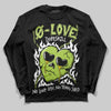 Jordan 13 Retro Bright Cactus DopeSkill Long Sleeve T-Shirt Crying Heart Graphic Streetwear - Black