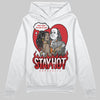 Jordan 3 “Fire Red” DopeSkill Hoodie Sweatshirt Stay Hot Graphic Streetwear - White