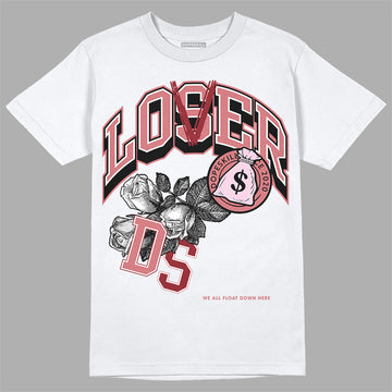 Valentine's Day Collection DopeSkill T-Shirt Loser Lover Graphic Streetwear - White