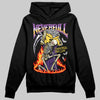 Jordan 12 "Field Purple" DopeSkill Hoodie Sweatshirt Heartless Graphic Streetwear - black