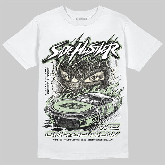 Jordan 4 WMNS “Seafoam” (2025) DopeSkill T-Shirt New Side Hustler Graphic Streetwear - White