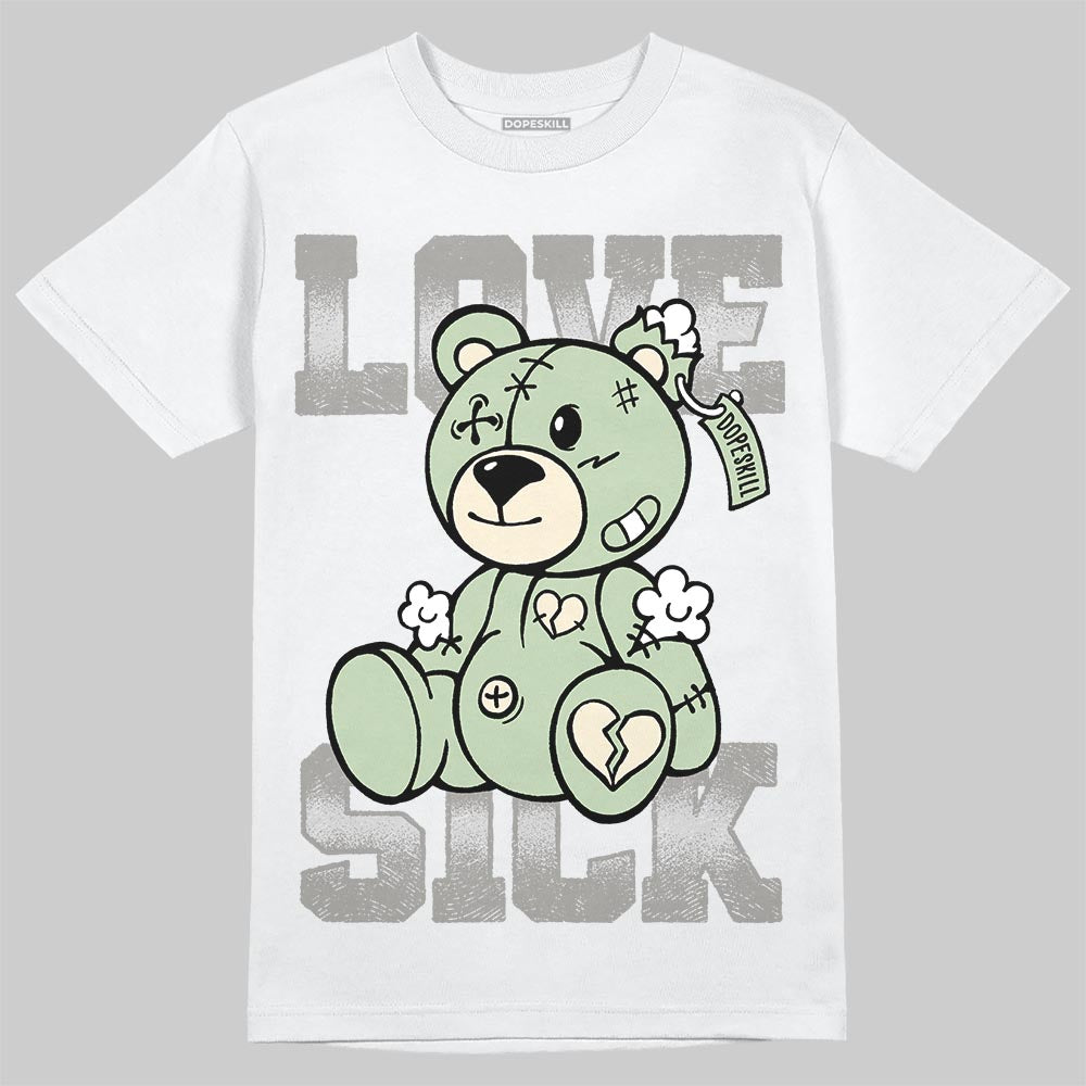 Jordan 4 WMNS “Seafoam” (2025) DopeSkill T-Shirt Love Sick Graphic Streetwear - White