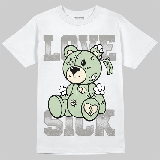 Jordan 4 WMNS “Seafoam” (2025) DopeSkill T-Shirt Love Sick Graphic Streetwear - White