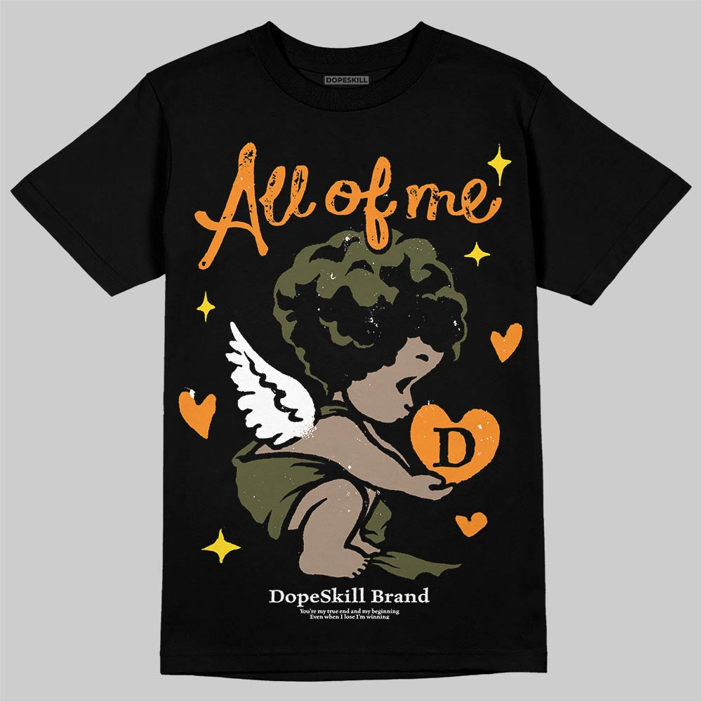Olive Sneakers DopeSkill T-Shirt All Of Me Graphic Streetwear - Black