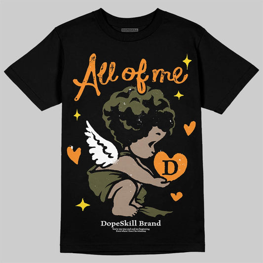 Olive Sneakers DopeSkill T-Shirt All Of Me Graphic Streetwear - Black