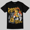 Jordan 5 'Tokyo' DopeSkill T-Shirt Drip'n Never Tripp'n Graphic Streetwear - Black