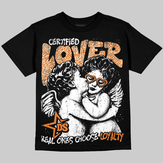 Jordan 3 “Orange Citrus” DopeSkill T-Shirt Real Ones Choose Loyalty Graphic Streetwear - Black