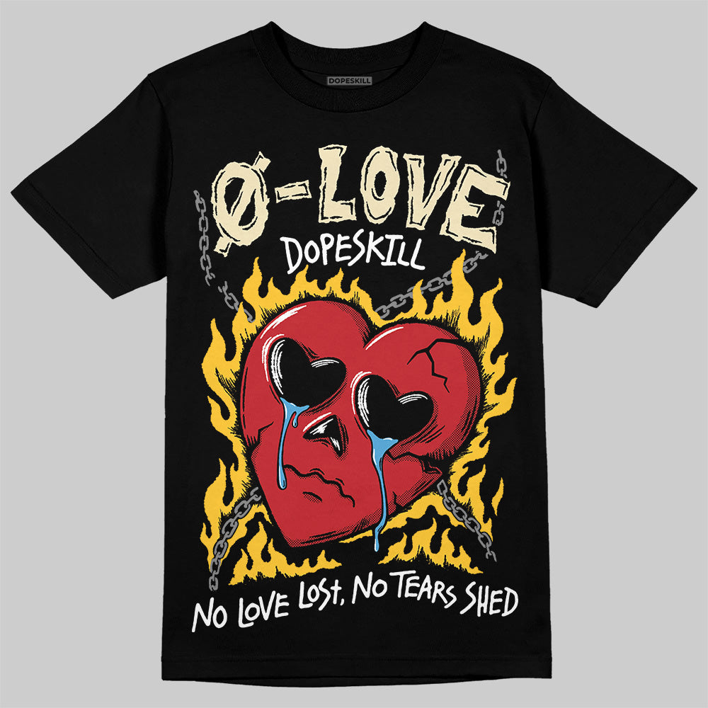 Union LA x Air Jordan 1 High OG “Chicago/Shadow” DopeSkill T-Shirt Crying Heart Graphic Streetwear - Black