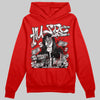 Red Sneakers DopeSkill Hoodie Sweatshirt No Money No Lust Graphic Streetwear - Red