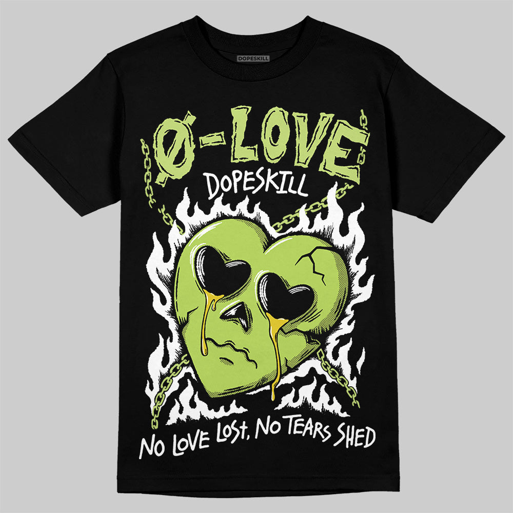 Jordan 13 Retro Bright Cactus DopeSkill T-Shirt Crying Heart Graphic Streetwear - Black