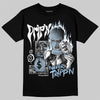 Jordan 40 “Blue Suede” DopeSkill T-Shirt Drip'n Never Tripp'n Graphic Streetwear - Black