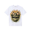 Olive Sneakers DopeSkill T-Shirt Hellfire Graphic Streetwear - White
