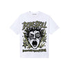 Olive Sneakers DopeSkill T-Shirt Root of Evil Graphic Streetwear - White