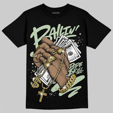 Jordan 4 WMNS “Seafoam” (2025) DopeSkill T-Shirt Always Ballin' Graphic Streetwear - Black