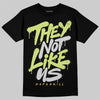 Jordan 4 GS “Light Lemon Twist” DopeSkill T-Shirt They Not Like Us Graphic Streetwear