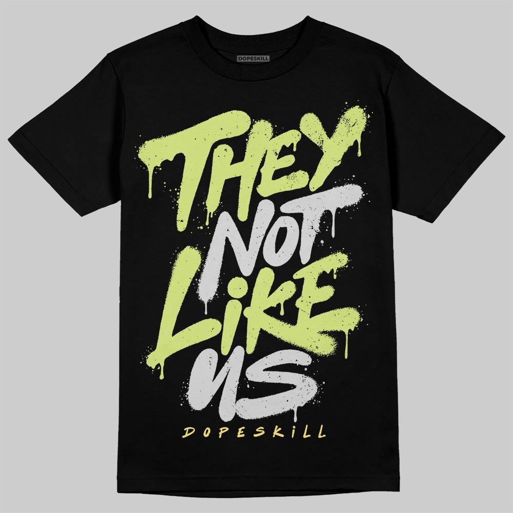 Jordan 4 GS “Light Lemon Twist” DopeSkill T-Shirt They Not Like Us Graphic Streetwear