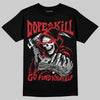 Jordan 12 Bloodline DopeSkill T-Shirt Go Fund Your Self Graphic Streetwear - Black