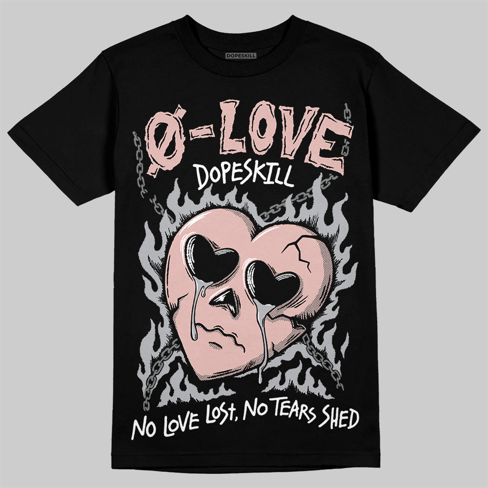 ASICS Gel-1130 'White Neutral Pink' DopeSkill T-Shirt Crying Heart Graphic Streetwear - Black