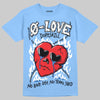 Vans Knu Stack Vintage Satin Dream Blue DopeSkill Blue T-shirt Crying Heart Graphic Streetwear