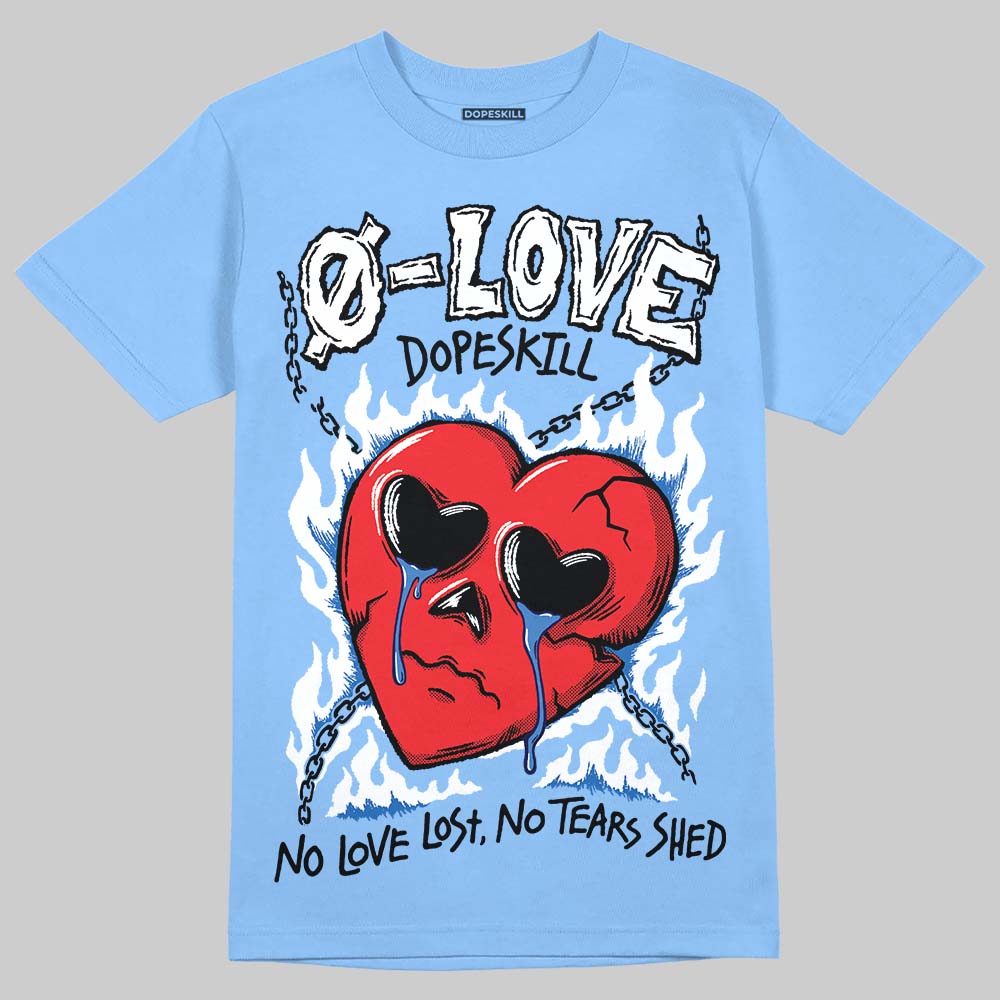 Vans Knu Stack Vintage Satin Dream Blue DopeSkill Blue T-shirt Crying Heart Graphic Streetwear