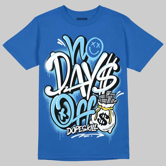 Air Foamposite One “International Blue” DopeSkill Royal T-shirt No Days Off Graphic Streetwear 