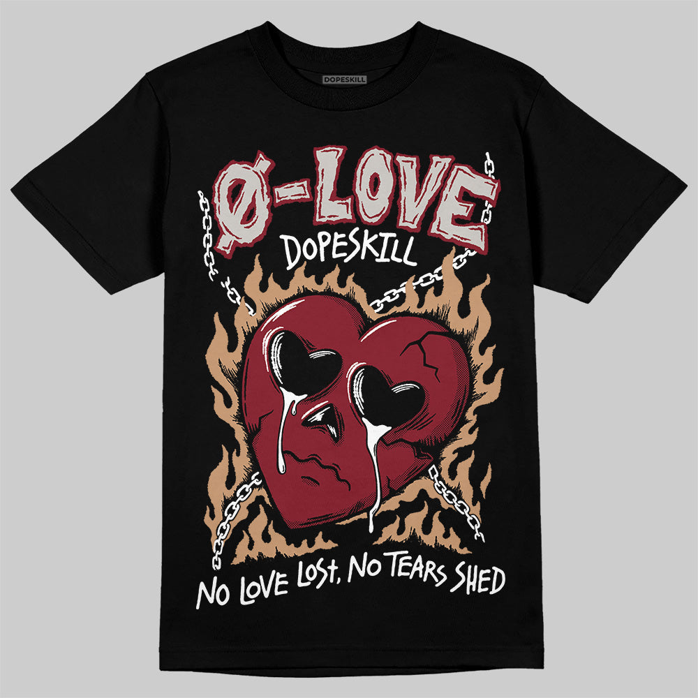 Adidas SAMBA OG ‘Collegiate Burgundy’ DopeSkill T-Shirt Crying Heart Graphic Streetwear - Black