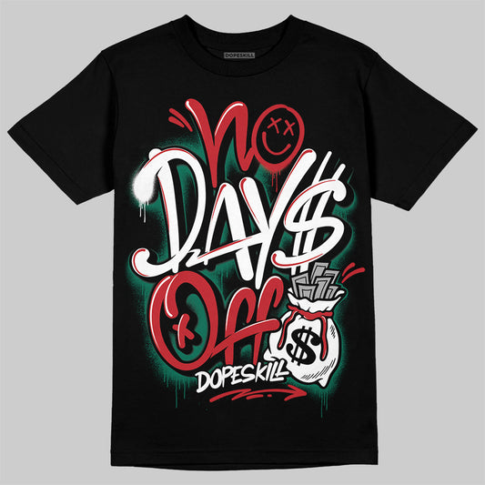 Jordan 5 ‘El Grito’ DopeSkill T-Shirt No Days Off Graphic Streetwear - Black