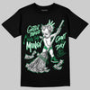 Jordan 1 Low Lucky Green DopeSkill T-Shirt Gettin Bored With This Money Graphic Streetwear - Black