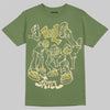 Olive Sneakers DopeSkill Olive T-Shirt Real Y2K Players Graphic Streetwear