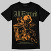 Olive Sneakers DopeSkill T-Shirt All Earned Graphic Streetwear - black
