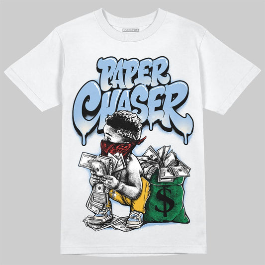 Jordan 1 Retro High OG “Clips” DopeSkill T-Shirt Paper Chaser Boy Graphic Streetwear - White