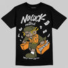 Olive Sneakers DopeSkill T-Shirt No Luck, All Hustle Graphic Streetwear - Black
