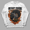 Orange, Black & White Sneakers DopeSkill Long Sleeve T-Shirt New Black Queen Graphic Streetwear - White