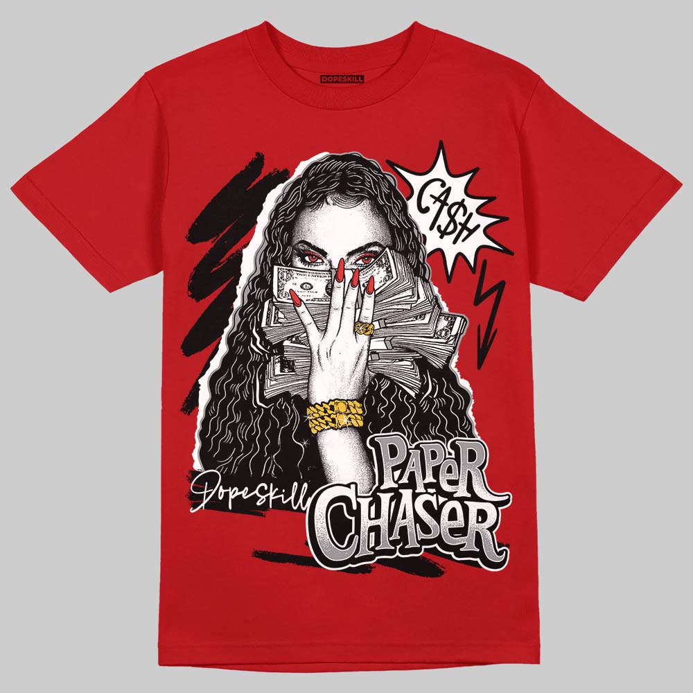 Jordan 4 Retro Toro Bravo DopeSkill T-Shirt NPC Graphic Streetwear - Red