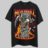 Jordan 3 Retro Fire Red DopeSkill T-Shirt NeverFull Graphic Streetwear - Black