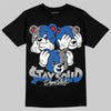 Jordan 3 True Blue DopeSkill T-Shirt Stay Solid Graphic Streetwear - Black