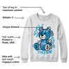 Military Blue 4s DopeSkill Sweatshirt Smile Through The Pain Graphic
