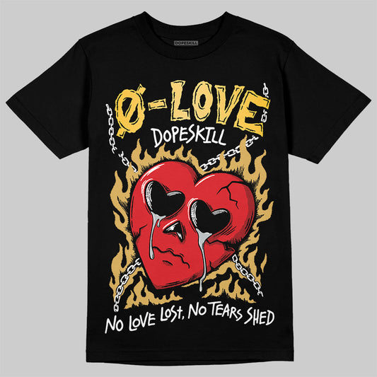 Jordan 12 "Phantom" DopeSkill T-Shirt Crying Heart Graphic Streetwear - Black