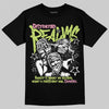 Chase B x Travis Scott x Jordan Jumpman Jack DopeSkill T-Shirt Distorted Realms Graphic Streetwear - Black