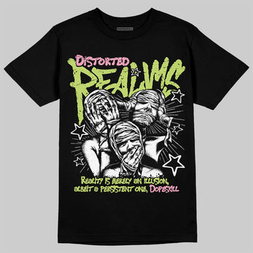 Chase B x Travis Scott x Jordan Jumpman Jack DopeSkill T-Shirt Distorted Realms Graphic Streetwear - Black