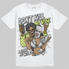 Jordan 4 GS “Light Lemon Twist” DopeSkill T-Shirt Don't Kill My Vibe Graphic Streetwear - White