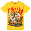 Jordan 6 “Yellow Ochre” DopeSkill Yellow T-shirt Chillin Graphic Streetwear