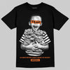 Orange Sneakers DopeSkill T-Shirt Scared Money Don't Make No Money Graphic Streetwear - Black