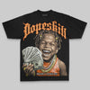Orange Oversize Print Money Loves Me DopeSkill Graphic Premium T-shirt Streetwear - black