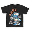 Jordan 1 High OG “UNC” Reimagined DopeSkill Toddler Kids T-shirt Make Money Graphic Streetwear - black