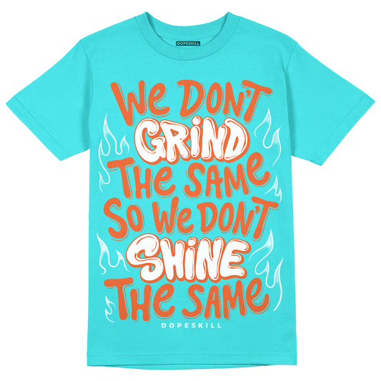 Dunk Low “Miami Dolphins” DopeSkill Tahiti Blue T-shirt Grind Shine Graphic Streetwear 