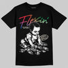 Jordan 11 City Pack “285” Atlanta DopeSkill T-Shirt Flexin' Graphic Streetwear - Black